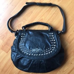 Betsey Johnson Black Studded purse